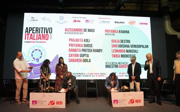 Whistling Woods International and IED - Istituto Europeo di Design Forge Cinematic Bridge Between India and Italy