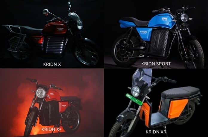 One Electric Revolutionizes Commuter Mobility with Launch of Four New Electric Motorcycles, Including Sub-Rs. One Lakh Kridn X