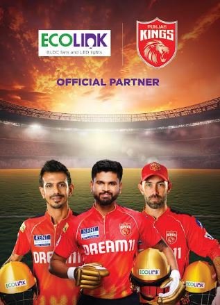 Kicking off IPL 2025, Ecolink associates with Punjab Kings as 'Official Partner'
