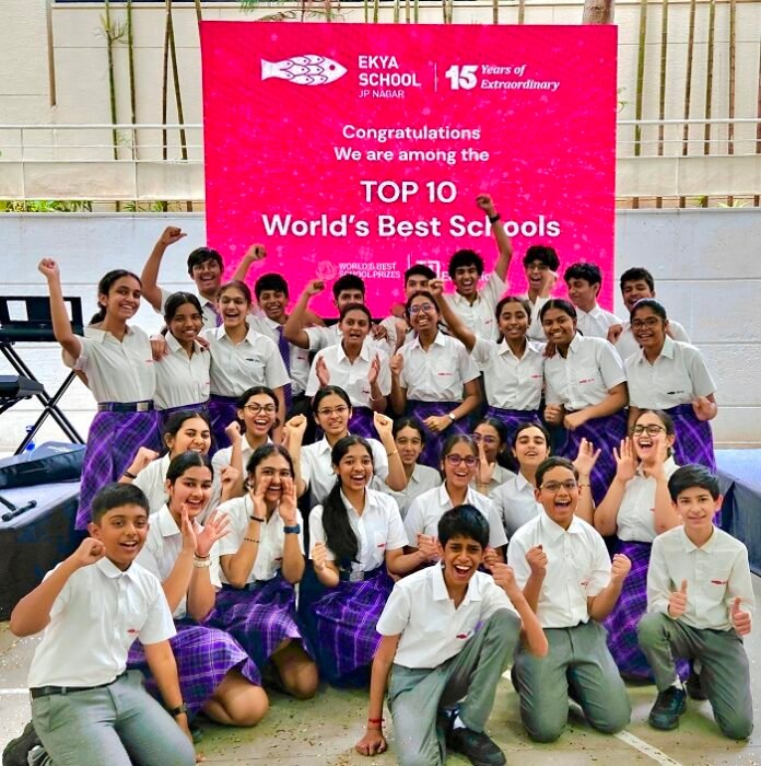 Ekya School JP Nagar Makes it to the Top 10 Most Innovative Schools in T4 Education World's Best School Prizes 2025