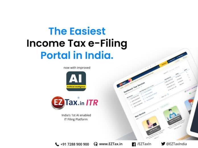 EZTax's AI-Driven Self-Service ITR Portal Redefines Indian Tax Filing Experience