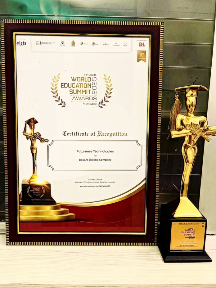 Why AI Skills Matter: Futurense Honored at World Education Summit 2025