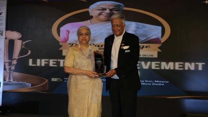 Dr. Sara George Muthoot Receives Lifetime Achievement Award