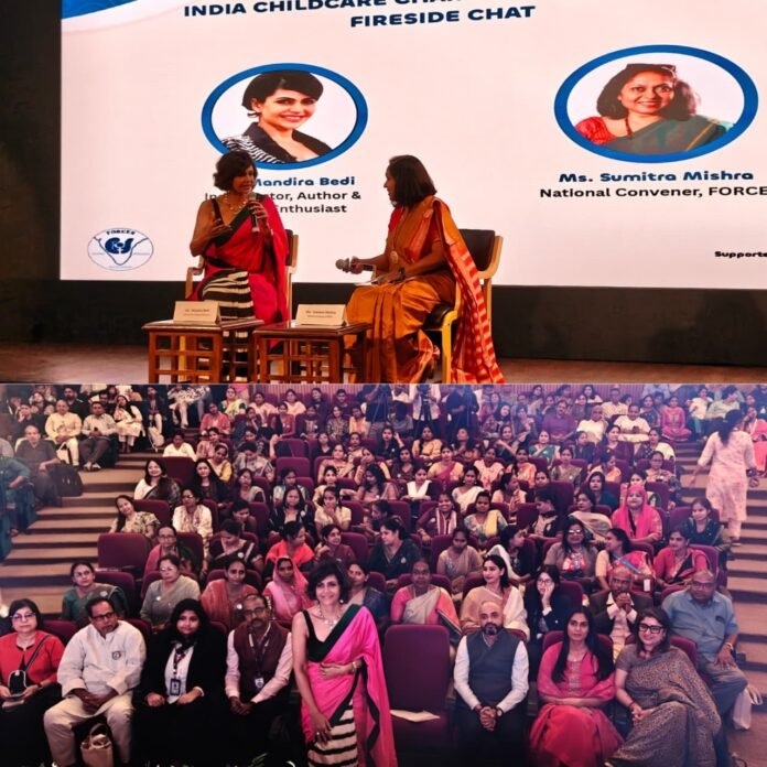 Mandira Bedi Champions the Cause of Childcare at Mobile Creches' Annual Awards Ahead of the International Day of Care and Support