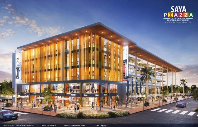 Saya Piazza Receives OC; Leading Domestic and International Brands to Begin Fit-Outs at Saya Group's High-Street Mall in Jaypee Wishtown
