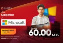 Galgotias University Student Secures 60 LPA at Microsoft